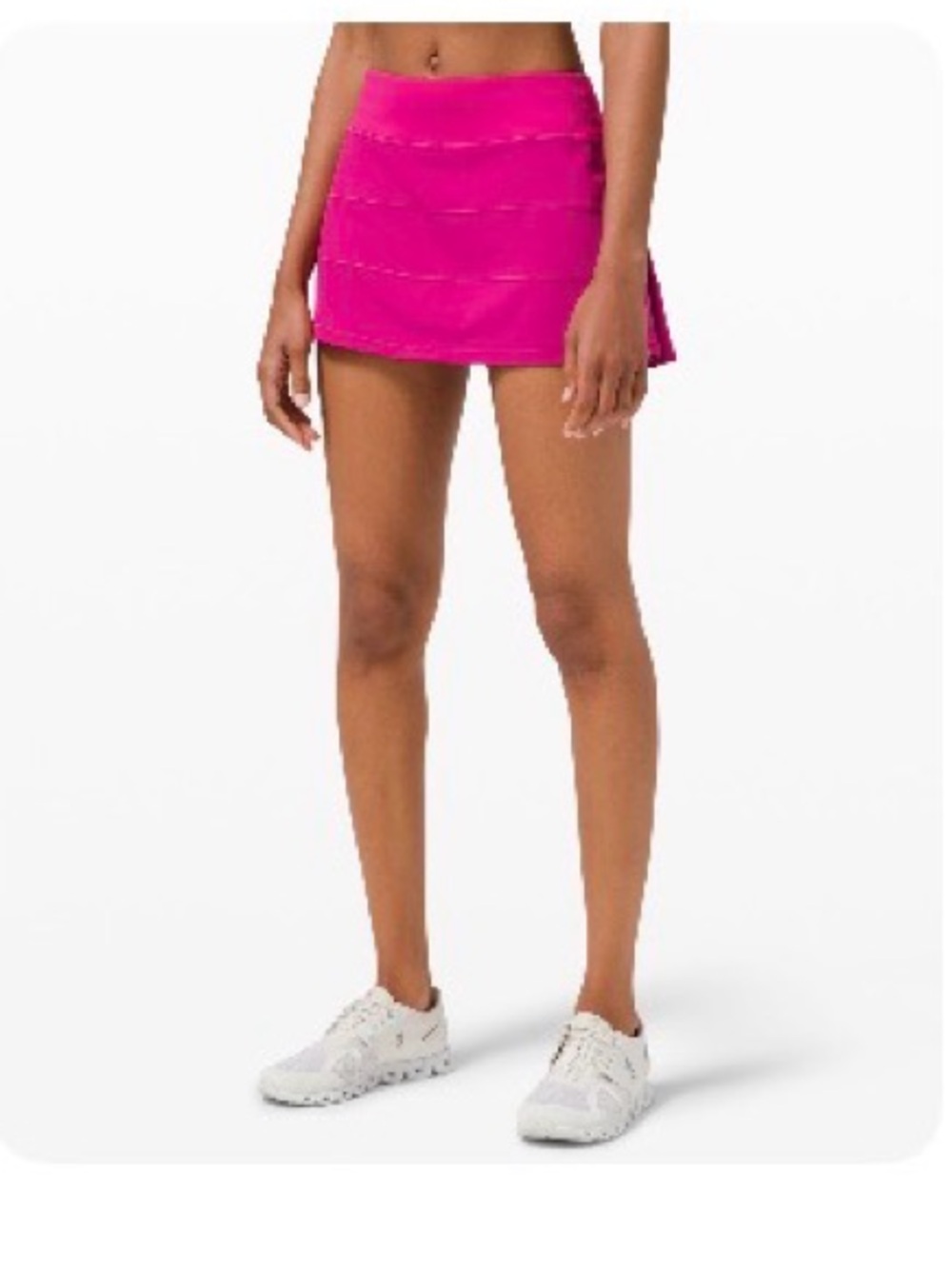 Lululemon Pace Rival Mid Skirt Ripened Rasberry Size 2- Never Worn